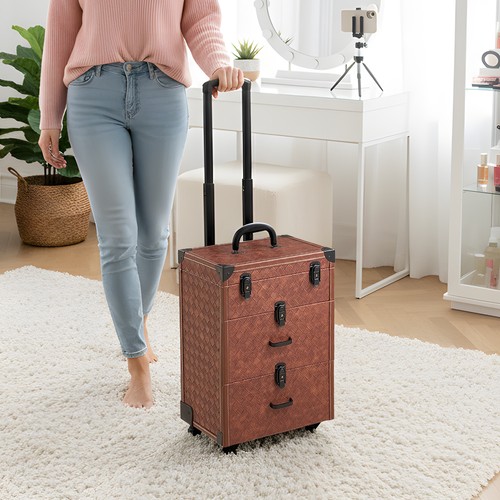 Oversized leather cosmetic - oversized,