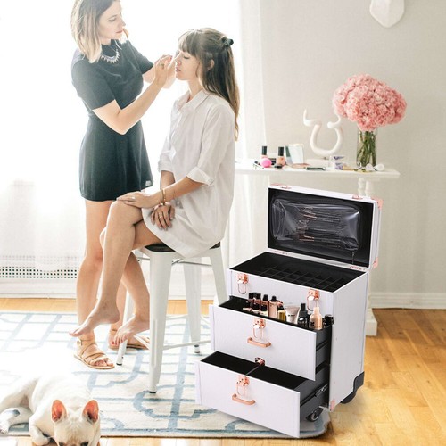 White makeup case - 3,