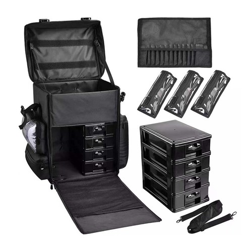 Makeup trolley case travel - case,