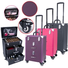 Large Makeup Trolley Case